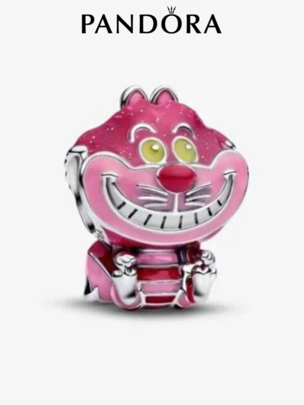 Pandora Disney Alice in Wonderland Cheshire Cat Charm|Pendant
